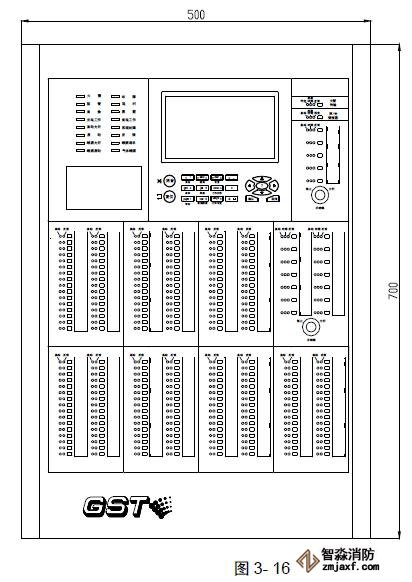 JB-QB-GSTN1500 火災(zāi)報(bào)警控制器(聯(lián)動(dòng)型)的外形如圖 JB-QB-GSTN1500 火災(zāi)報(bào)警控制器(聯(lián)動(dòng)型)的外形如圖